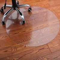 Tapis de chaise de bureau rond transparent - Protection de sol en plastique antidérapante pour sols durs - Tapis de bureau au prix d'usine