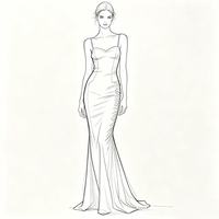 Robe de soirée longue en satin plissée et froncée, col en V profond personnalisé, bretelles spaghetti, imprimé léopard, en voile de spandex, pour la fête nuptiale