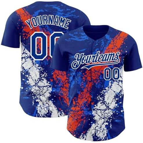 Royal Blue Orange White