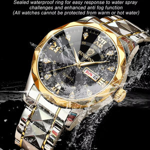 นาฬิกาข้อมือ Binbond 2521 รุ่น Multi Specification Unisex สำหรับธุรกิจ  หน้าปัดกระจก  พร้อมเข็มบอกเวลา  สำหรับคู่รัก  เรืองแสง  ควอตซ์  กันน้ำ  แฟชั่น  สำหรับผู้ชายและผู้หญิง - Product Image 5