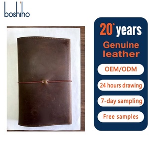 Funda Protectora para Biblia Boshiho, Hecha a Mano, de Cuero Genuino Crazy Horse, Estilo Vintage, Ideal para Estudiantes y Oficinas, Venta al Por Mayor - Product Image 1