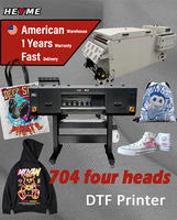 A1 Impresora Four Head I3200 Digital DTF Printer Machine Nueva condición 1 año de garantía para camiseta Printing Shaker DTF Film