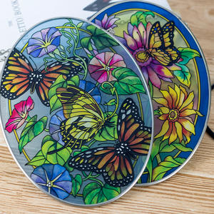 Colgante de Vidrio Hecho a Mano Personalizable, Arte Abstracto 3D Art Deco para Decoración del Hogar, Joyería Personal, Adornos, Sublimación, Colgante - Product Image 1