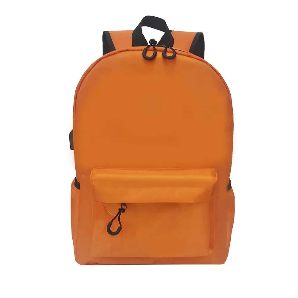 Высококачественный Прочный Полиэстер, Легкий Повседневный Спортивный Оранжевый рюкзак унисекс для взрослых, женские и мужские рюкзаки