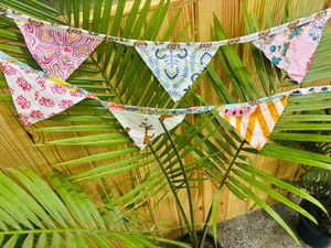 100% Organic Cotton <b>Bunting</b> Custom Length <b>Fabric</b> <b>Bunting</b> for Events Wholesale Price - Product Image 3