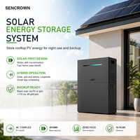 Système de stockage d'énergie solaire avec onduleur hybride 1200VA et batterie LiFePO4 pour l'alimentation hors réseau