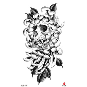 Autocollant de <span class=keywords><strong>tatouage</strong></span> floral résistant à l'eau, <span class=keywords><strong>tatouage</strong></span> écologique pour la décoration du corps et des bras - Product Image 5