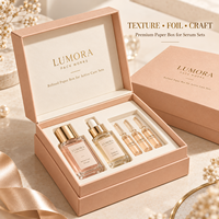 Boîte cadeau personnalisée en carton style livre avec couvercle rabattable pour produits de beauté, emballage écologique, fournisseur OEM
