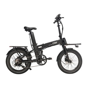 Vélo électrique pliable en alliage d'aluminium de 20 pouces avec batterie au lithium, moteur arrière, suspension avant et arrière, porte-bagages arrière, port USB, longue autonomie, idéal pour <span class=keywords><strong>la</strong></span> ville - Product Image 3