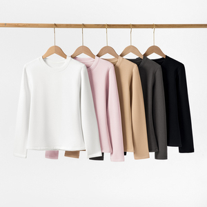Maglia <span class=keywords><strong>Termica</strong></span> Invernale da <span class=keywords><strong>Donna</strong></span>, Spessa e Calda in Velluto, Elasticizzata, 280g, Manica Lunga - Product Image 4