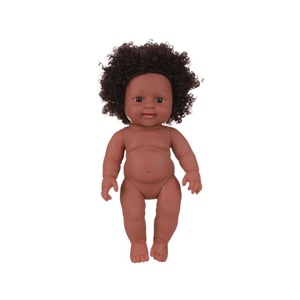 Muñeca de Vinilo Negra de 30 cm para Educación Temprana en Jardín de Niños, Modelo 2026, Muñeca de Simulación de Goma Suave - Product Image 6