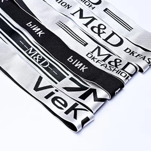 Chất Lượng Cao <span class=keywords><strong>5Cm</strong></span> Chiều Rộng <span class=keywords><strong>Jacquard</strong></span> Ban Nhạc Đàn Hồi Biểu Tượng Tùy Chỉnh Dày <span class=keywords><strong>Nylon</strong></span> Dệt Ban Nhạc Đàn Hồi Cho May Mặc Dây Đeo Cổ Tay Nhà Dệt - Product Image 1