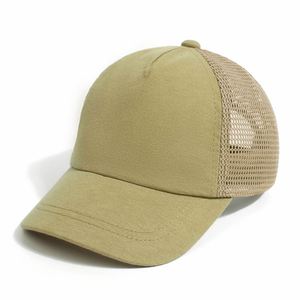 Gorra de béisbol de verano para bebé, de color liso, con visera, para niños pequeños, sombrero de ocio al aire libre, gorra de béisbol de malla con visera de pico de pato para niños - Product Image 5