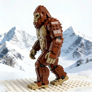 Set di Costruzioni MOC Bigfoot-Gorilla in Plastica, Modello Fai-da-Te con 509 Pezzi Compatibili con Altri Blocchi - Product Image 5