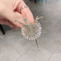 Bros Pin Gadis Balet Modis, Bros Pin Wanita Berkelas, Bros Pin Jas Lucu dan Unik, Aksesoris Hadiah