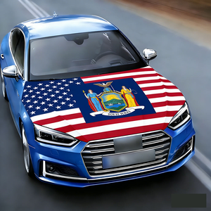 Чехол на капот автомобиля из полиэстера с принтом флагов всех стран, премиум-класса, для спортивных команд, модель 2026 года - Product Image 4