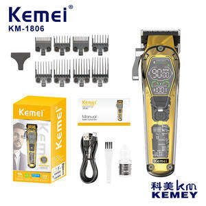 Tondeuse à cheveux électrique Kemei Km 1806, moteur sans balais, corps en métal, écran numérique, outil de coupe de cheveux professionnel - Product Image 3