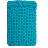 Matelas de camping gonflable pour deux personnes, tapis de pique-nique pliable résistant à l'humidité, TPU imperméable et confortable
