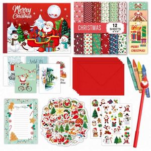 Set de Regalo Navideño de Estilo Moderno con Marca Personalizada, Cuaderno, Adhesivos, Pincel, Caja de Regalo Promocional, Impresión Tipográfica, Regalo Personalizado - Product Image 3
