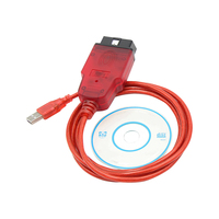 Red V1.87 Unidad de control electrónico Programador Lector de código Herramienta de diagnóstico con escáner OBD2 integrado