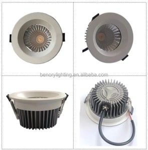Benory 12W IP65 Downlight <span class=keywords><strong>LED</strong></span> COB à lumière blanche réglable 2000-6000K avec contrôle intelligent KNX//Tuya, éclairage pour la maison et le bureau, CRI 95 PWM DMX - Product Image 4