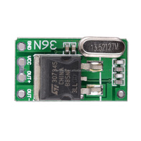 Module RF universel 1 canal 433 MHz, émetteur RF DC 6V - 36V, module récepteur sans fil pour voiture, bus, éclairage LED, camion