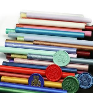 招待状用チューブシールワックススティック接着剤ガンシーリングワックス付きシーリングスタンプ - Product Image 2