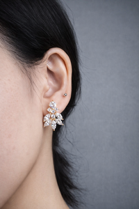 High Quality Vietnam Factory <b>Bridal</b> Jewelry Set Moissanite Stone 925 Sterling Silver Yellow Gold Plated Wedding Lady Gift - Product Image 4