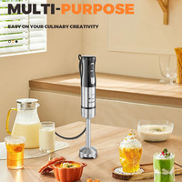 Mixeur plongeant moderne de 2000 W avec fonction de vitesse variable à bouton-poussoir intelligent et fonctionnement économe en énergie