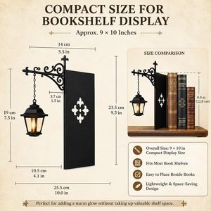 Lámpara decorativa para estantería, luz Led blanca cálida, 7,68D x 2,36W x 5,53H, para rincón de lectura en casa - Product Image 5