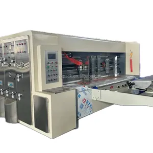 슬롯 및 다이 커팅 머신 골판지 기계가있는 Flexo 인쇄 기계