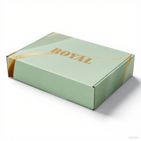 Emballage en carton personnalisé, recyclable, imperméable, gaufré, imprimé, pour abonnement, boîte en carton ondulé, boîte d'expédition