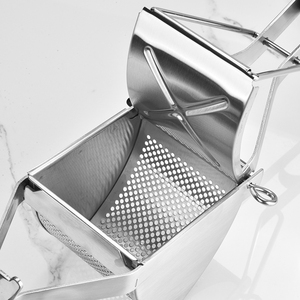 भारी शुल्क रसोई आलू रिसर सोपिटो स्टेनलेस स्टील मैनुअल आलू मशर जूसर प्रेस फल निचोड़ घर और वाणिज्यिक के लिए - Product Image 4