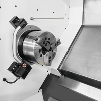 Centre de tournage CNC horizontal Fanuc robuste, tourelle 12T, 2 axes, lit incliné avec guidage par boîtier