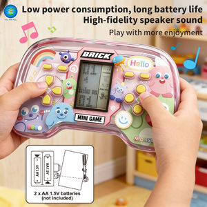 Console di <span class=keywords><strong>Gioco</strong></span> Portatile a Tema Cartoni Animati per <span class=keywords><strong>Tetris</strong></span>, 6 Stili Assortiti, 23 Giochi con Musica, Lettore di Giochi Retrò Portatile per Bambini, Certificato CE CPC - Product Image 6