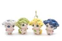 Nouveau 11cm Mini porte-clés en peluche personnalisés Mini jouets en peluche doux et mignon Porte-clés sac à dos en peluche