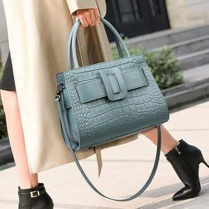 Sacs à main en cuir PU à motif litchi personnalisés pour femmes, sacs à bandoulière de luxe écologiques avec fermeture éclair - Product Image 6