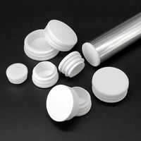 Embouts de protection décoratifs en plastique blanc pour pieds de chaise et de table, anti-poussière, pour meubles