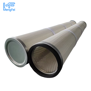 Mfiltration Filtre à air et huile de dépoussiérage de papier de pâte de bois bleu plissé ignifuge - Product Image 5