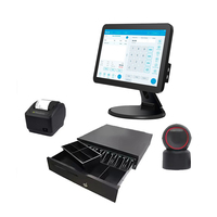 15.6 inç Tek Dokunmatik Ekranlı POS Cihazı Akıllı Yazılım Kasa Terminali Hepsi Bir Arada POS Makinesi Satış Noktası Sistemi
