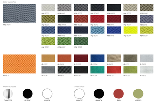 كرسي دوار للمكتب من البولي بروبلين كرسي استقبال للاجتماع - Product Image 6