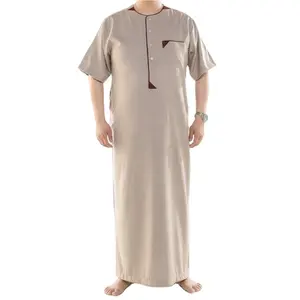 Ikaf new fashion jubah arab islamic clothing robe caftan muslim men robe