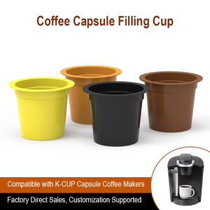 定制速溶咖啡胶囊杯 - 5g/10g 可重复使用的带盖胶囊，咖啡爱好者的多合一旅行解决方案 - Product Image 6