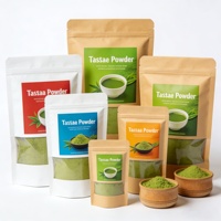 Sachets de thé biodégradables personnalisés en aluminium thermoscellable pour thé vert matcha biologique