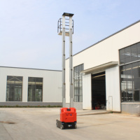 P-1006 Fournisseur de premier plan Plateforme élévatrice verticale sur chenilles 8-20m Moteur diesel Transmission hydraulique Capacité de charge 200kg