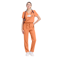 Uniforme de gommage facile d'entretien Design élégant pour renforcer votre confiance Ensembles d'uniformes de gommage Infirmière Tissu léger Gommage d'infirmière