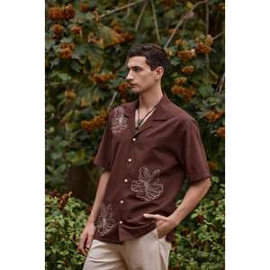 <b>Men</b> <b>Shirt</b> Elegant Design Regular Fit Smooth Texture Lightweight Material Ideal For Work Outings And Relaxed Wear - Product Image 5