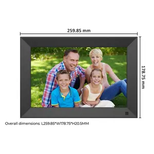 BESTONE Venta al por mayor Sensor de movimiento WIFI Electronic IPS Touchscr 10 "Frameo Digital Photo Picture and Video Frames