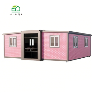 Maison mobile préfabriquée économique de 40 pieds, extensible, avec <span class=keywords><strong>2</strong></span>, 3, 4 ou 5 chambres, structure en acier préfabriquée, maison portable - Product Image 1