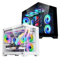 Boîtier d'Ordinateur SNOWMAN Élégant et Robuste : La Fondation Parfaite pour Votre Puissant PC de Gaming Blanc